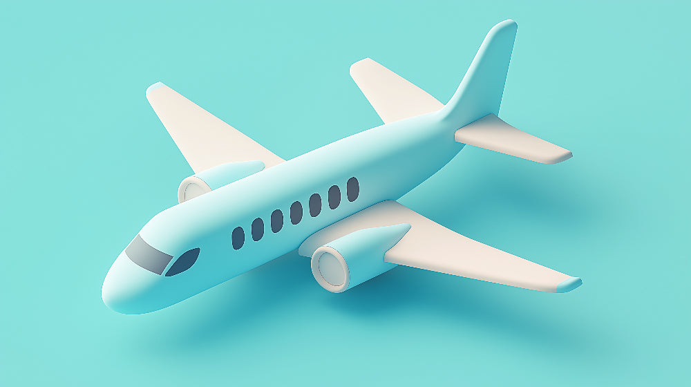 3D Pastel Aviation Design pattern file showing detailed airplane mural design