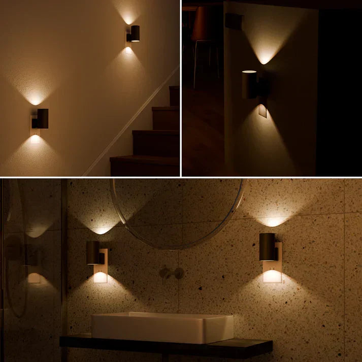 Modern Touch Wall Lamp LED Adjustable Brightness Black - Product example
