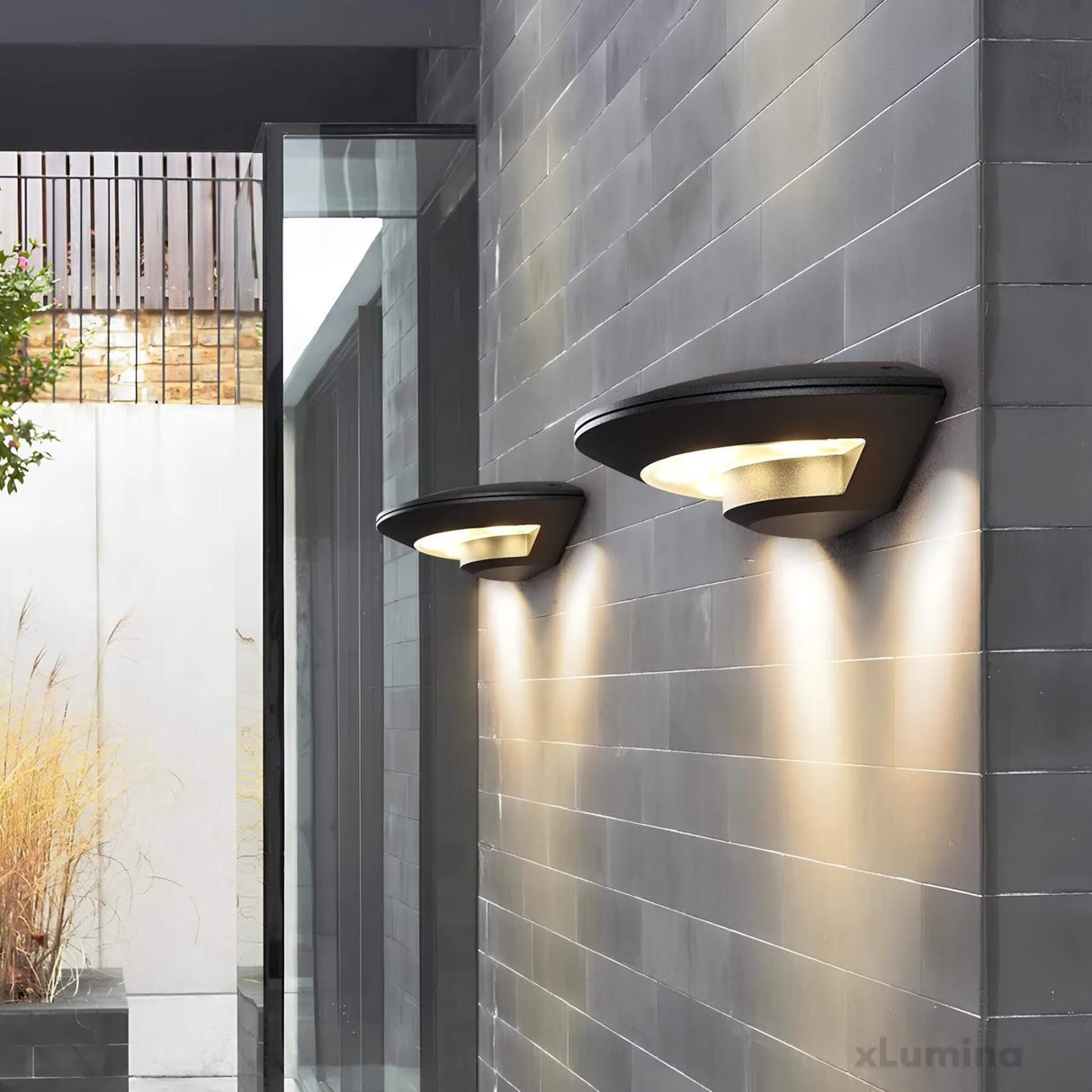 Modern Outdoor Wall Light LED Weather-Resistant Garden Sconce - Product detail 4