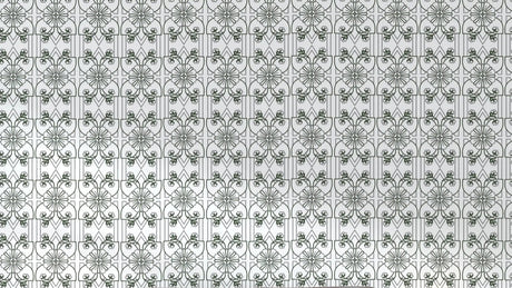 Art Nouveau geometric floral pattern design file showing intricate green details on white background
