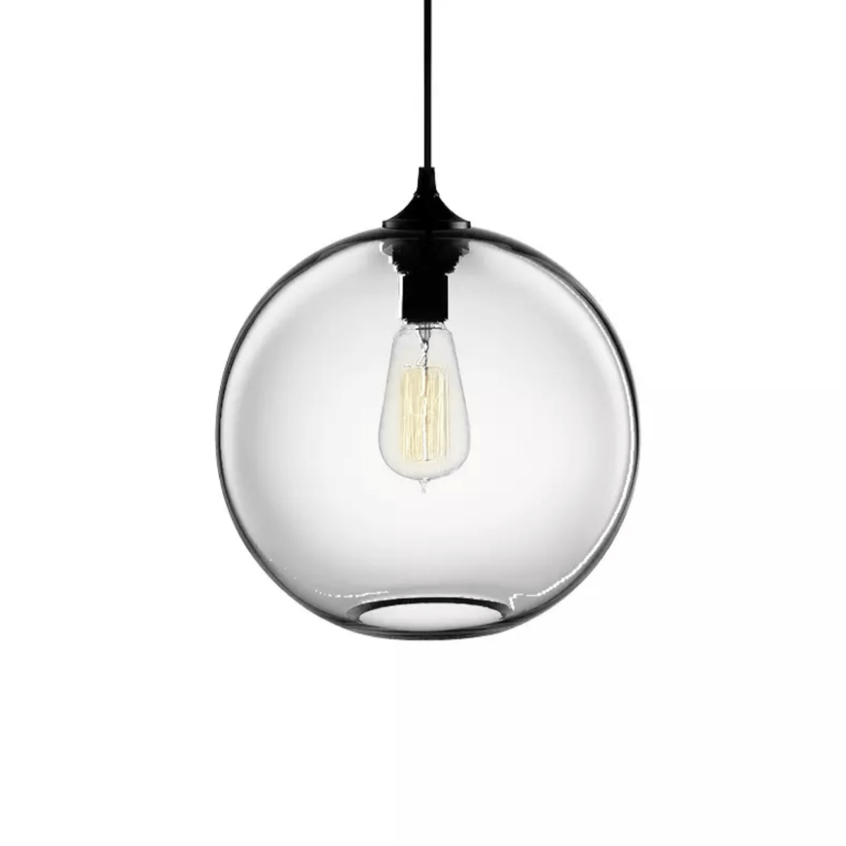 Modern Glass Pendant Light Colored Globe Shade Collection - Product detail 8