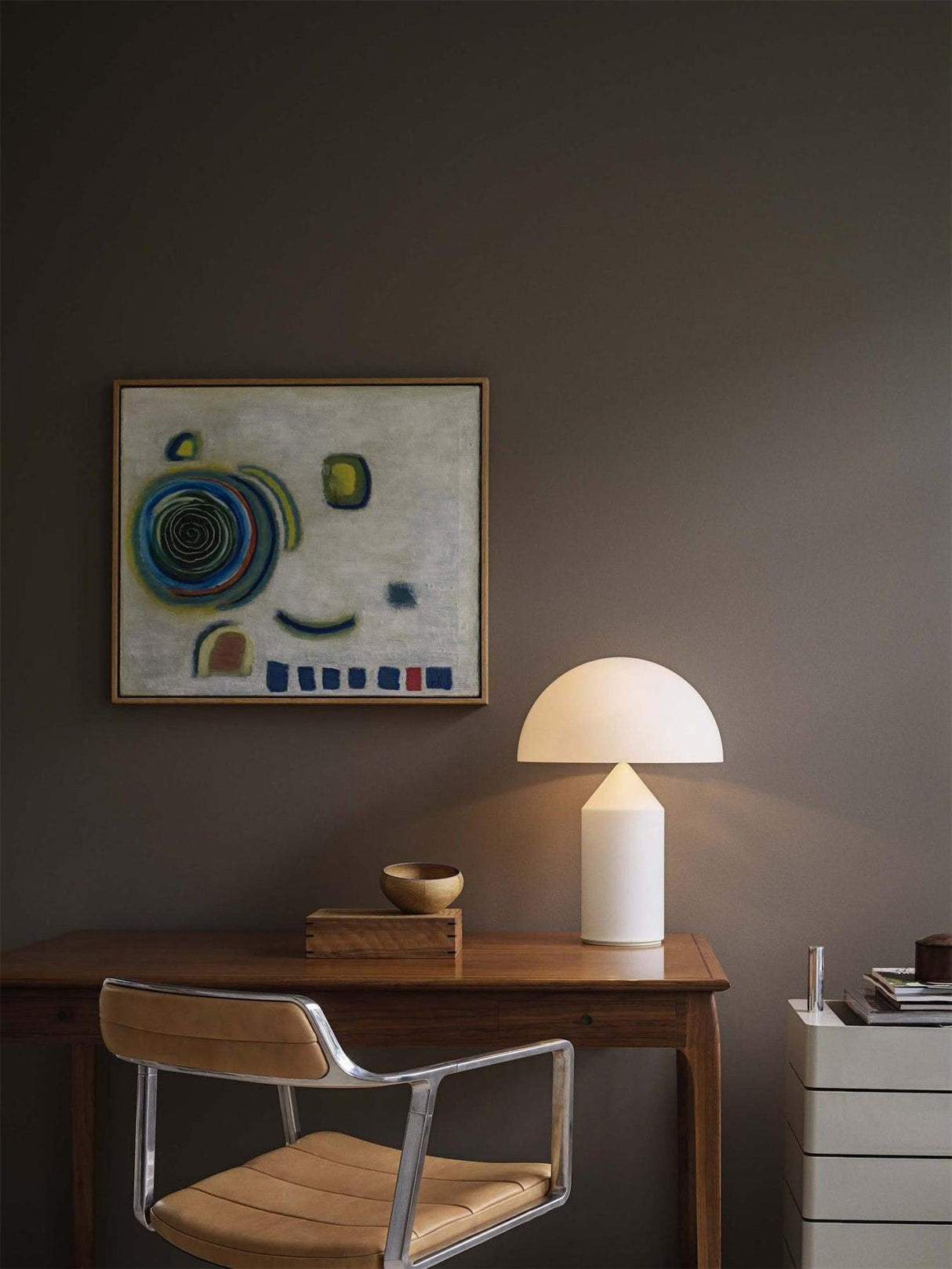 Modern Glass Table Lamp Geometric Dome Design - Product detail 9