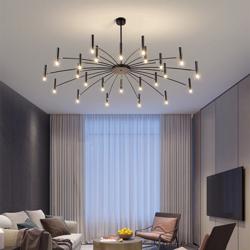 Modern LED Chandelier Adjustable Starburst Design - Product detail 11