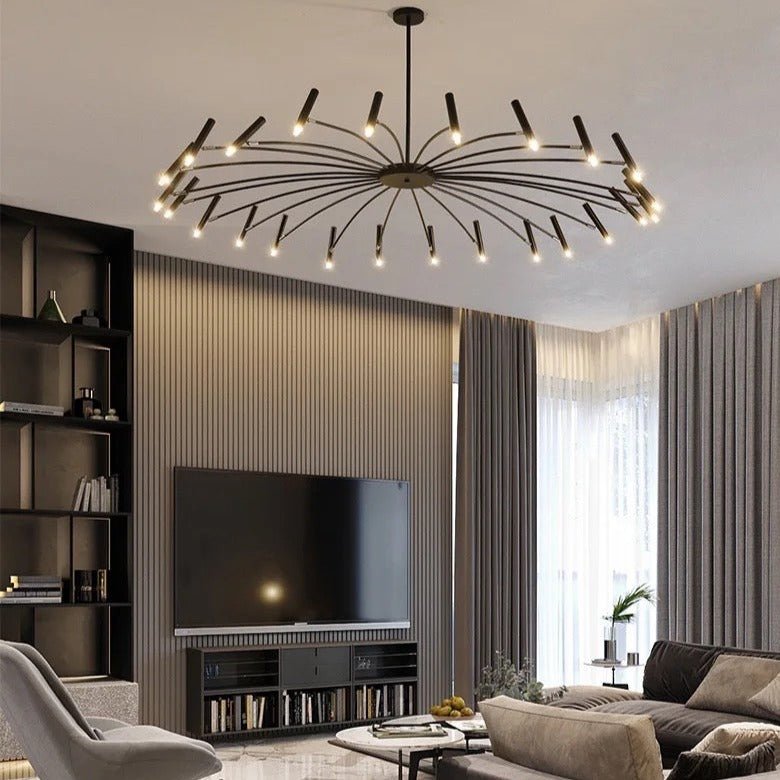Modern LED Chandelier Adjustable Starburst Design - Product detail 9