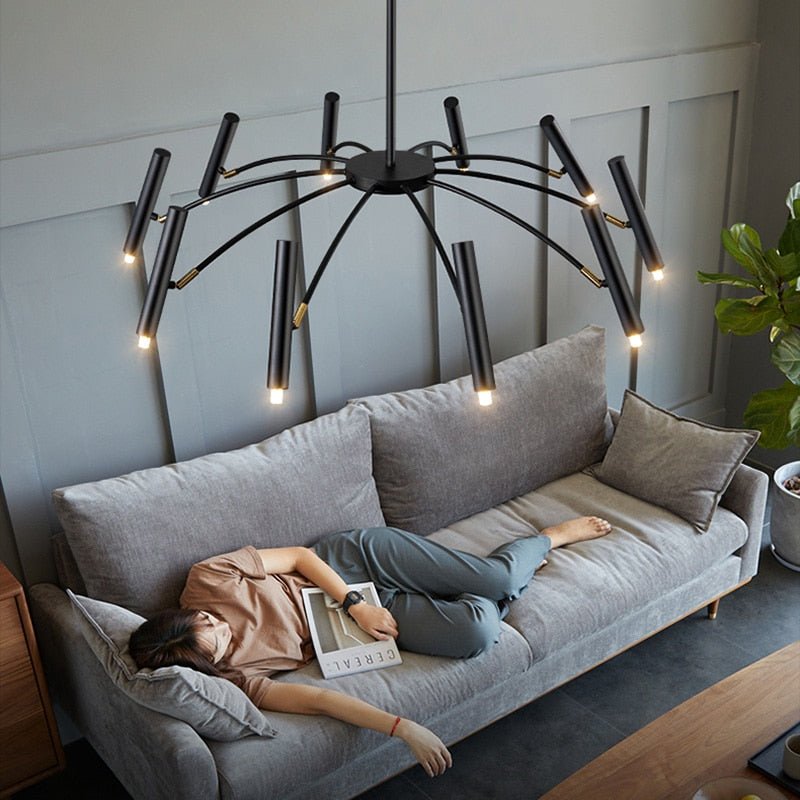 Modern LED Chandelier Adjustable Starburst Design - Product detail 13