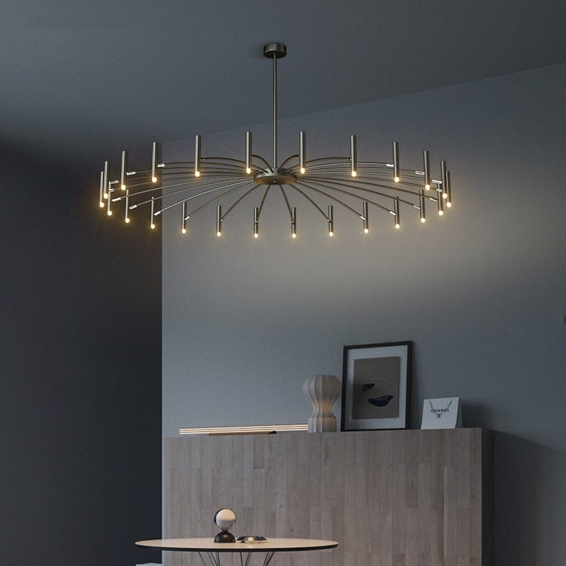 Modern LED Chandelier Adjustable Starburst Design - Product example