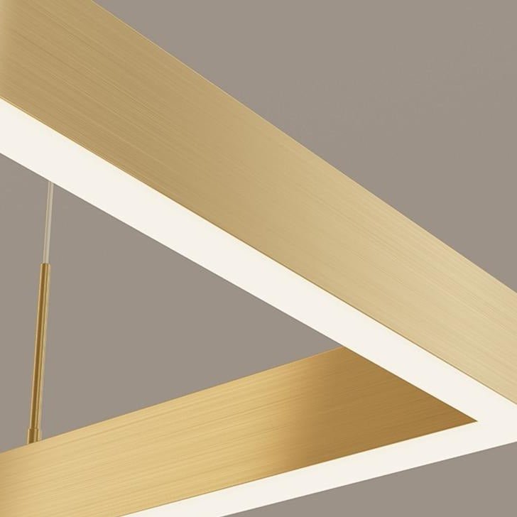 Modern LED Chandelier Dual Square Frame Design - Product detail 8