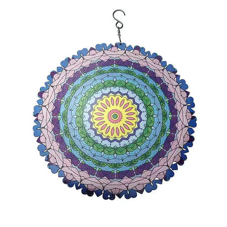 Garden Wind Spinner  3D Mandala Design With Emerald Pattern - Product detail 9