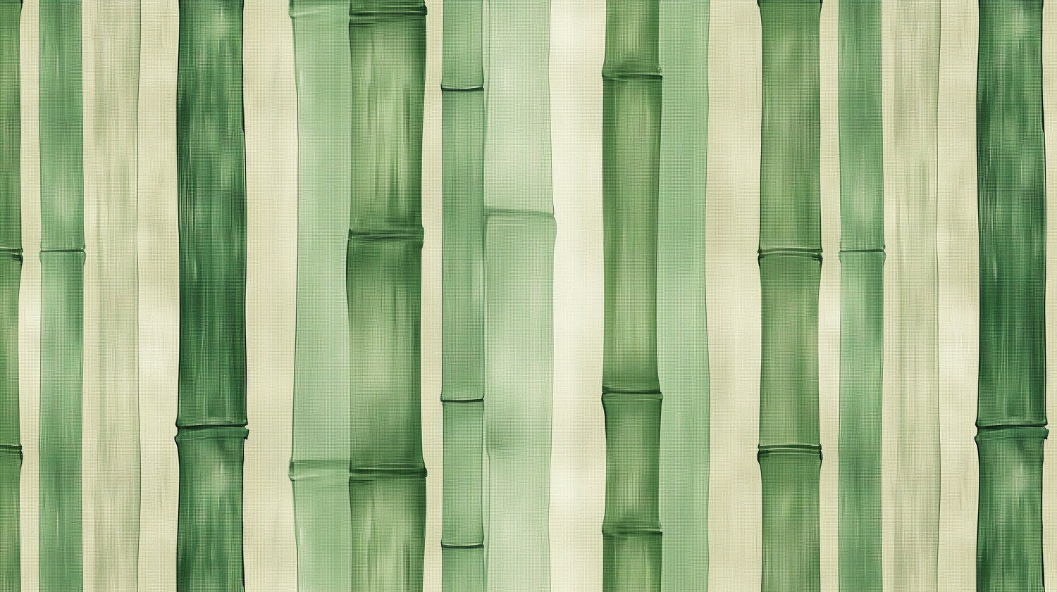Bamboo forest wallpaper creating a zen atmosphere in a modern living room with natural light