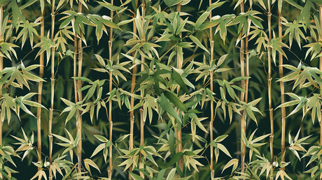 Bamboo forest wallpaper design file showing intricate leaf and stem details