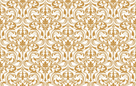Design file showing intricate gold baroque pattern on white background
