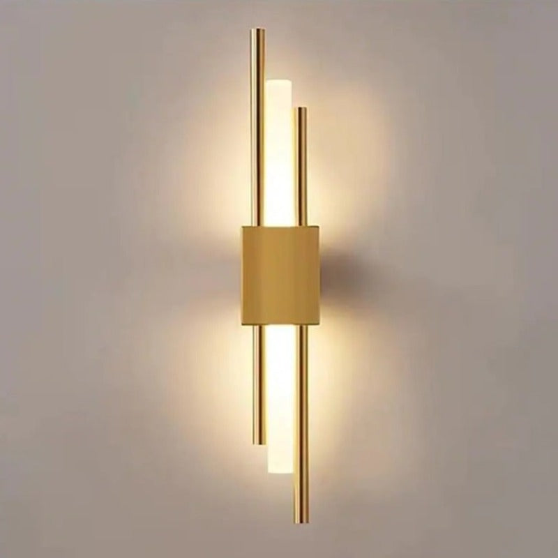 Modern LED Wall Lamp Black Metal Linear Design - Product detail 5