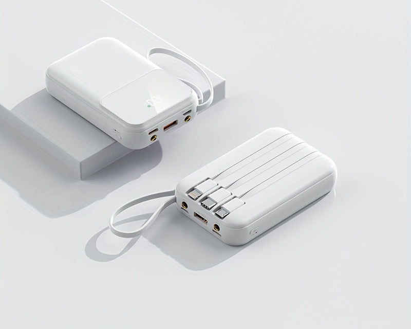 Compact Power Bank  10000mAh Built-in Cable Design - Product detail 9