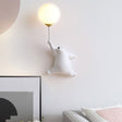 Kids Wall Lamp  Pink Bear Design With Globe Light - Product detail 7
