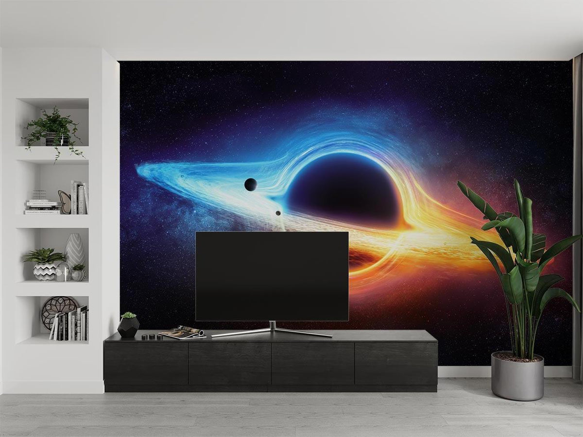 Space Mural Wallpaper | Black Hole Galaxy Design