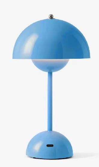 Lampe de table dôme moderne | Finition métal