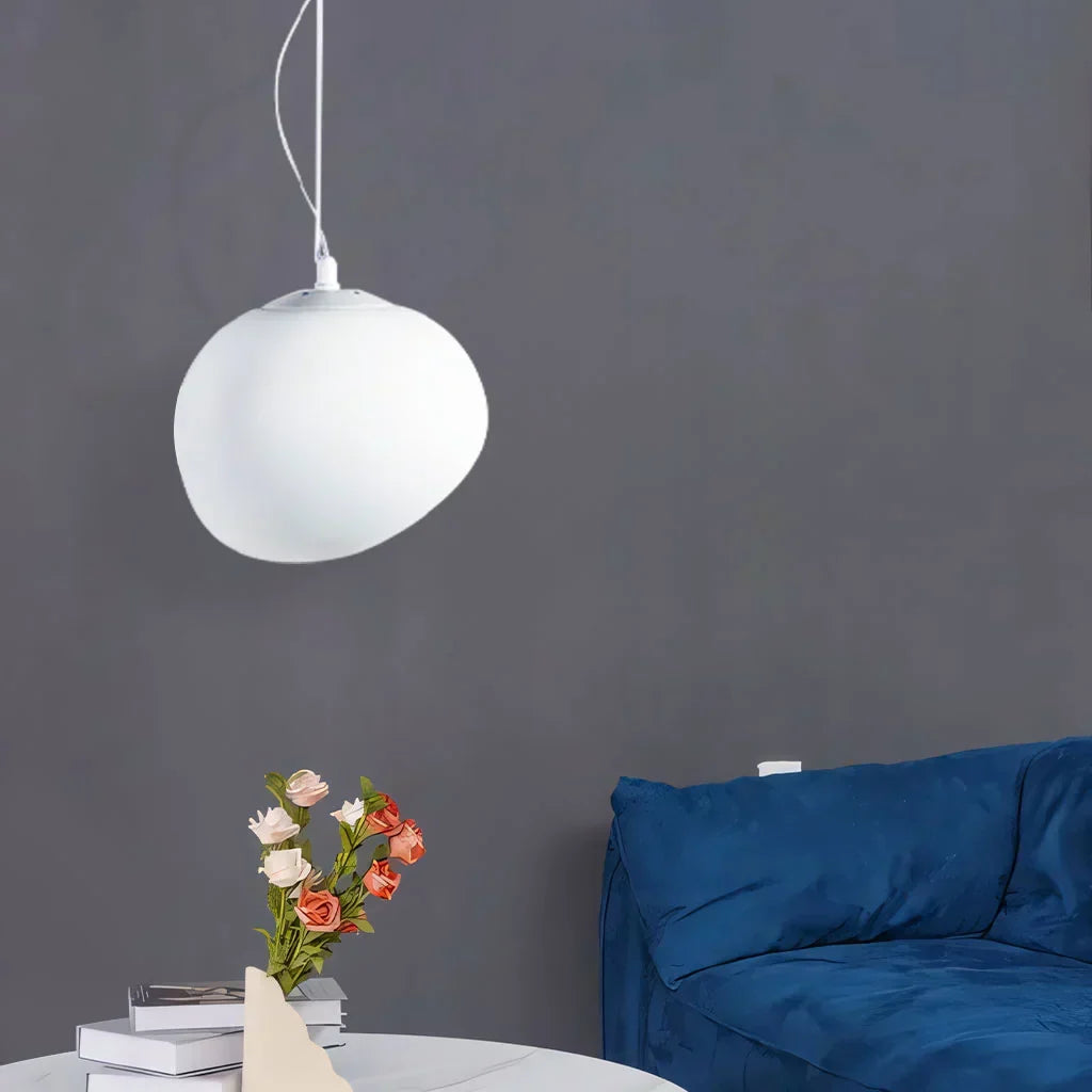 Modern Pendant Light Pebble Glass Design - Product detail 11
