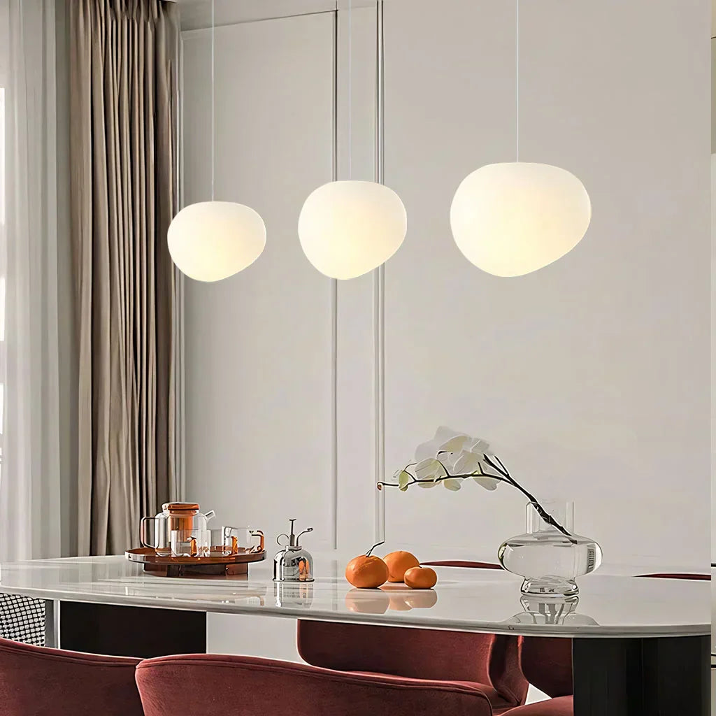 Modern Pendant Light Pebble Glass Design - Product detail 4