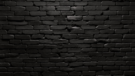 Industrial brick mural wallpaper adding character to minimalist bedroom with natural lighting