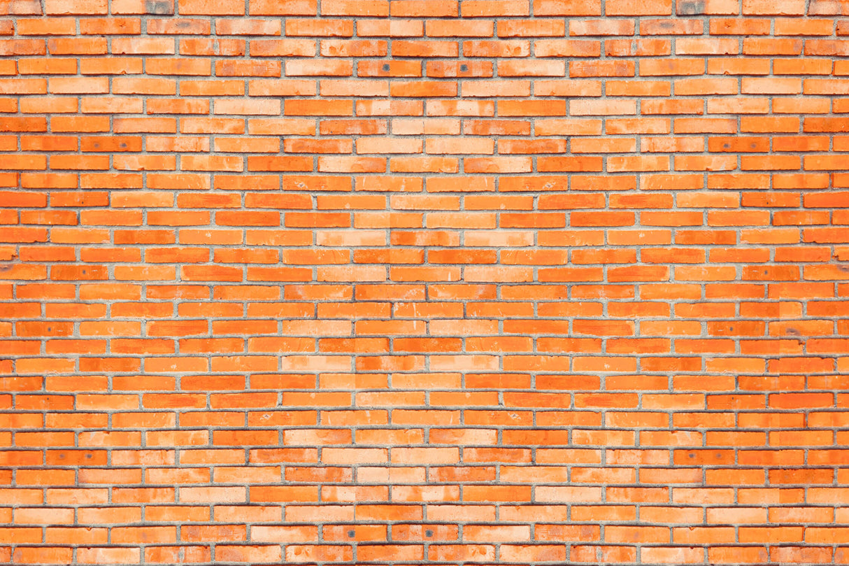 Design file of orange brick wallpaper pattern showing authentic texture and detail