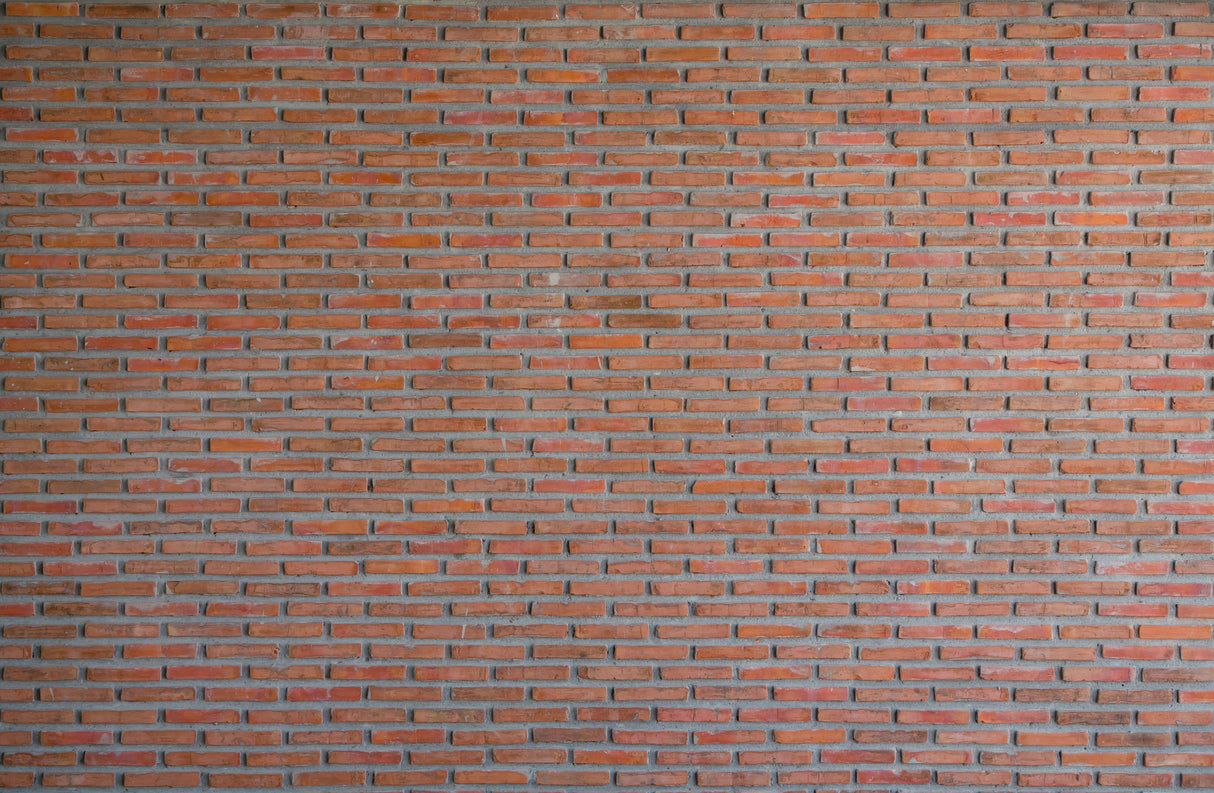 Red clay brick wallpaper design file showing detailed texture and mortar lines