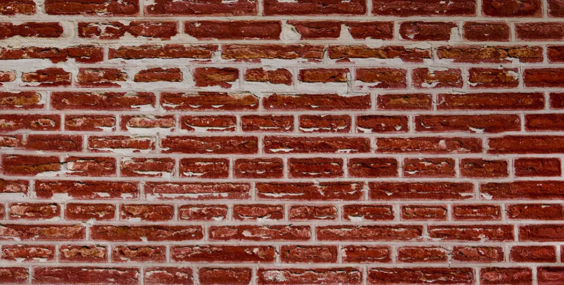 Red brick wallpaper design file showing detailed texture and authentic weathered finish