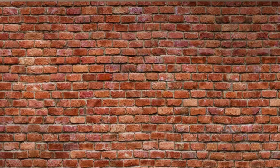 Red brick wallpaper design file showing detailed texture and mortar lines
