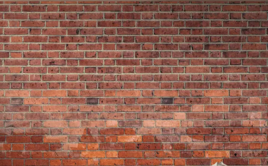 Brick wallpaper design file showing detailed terracotta texture and authentic mortar lines