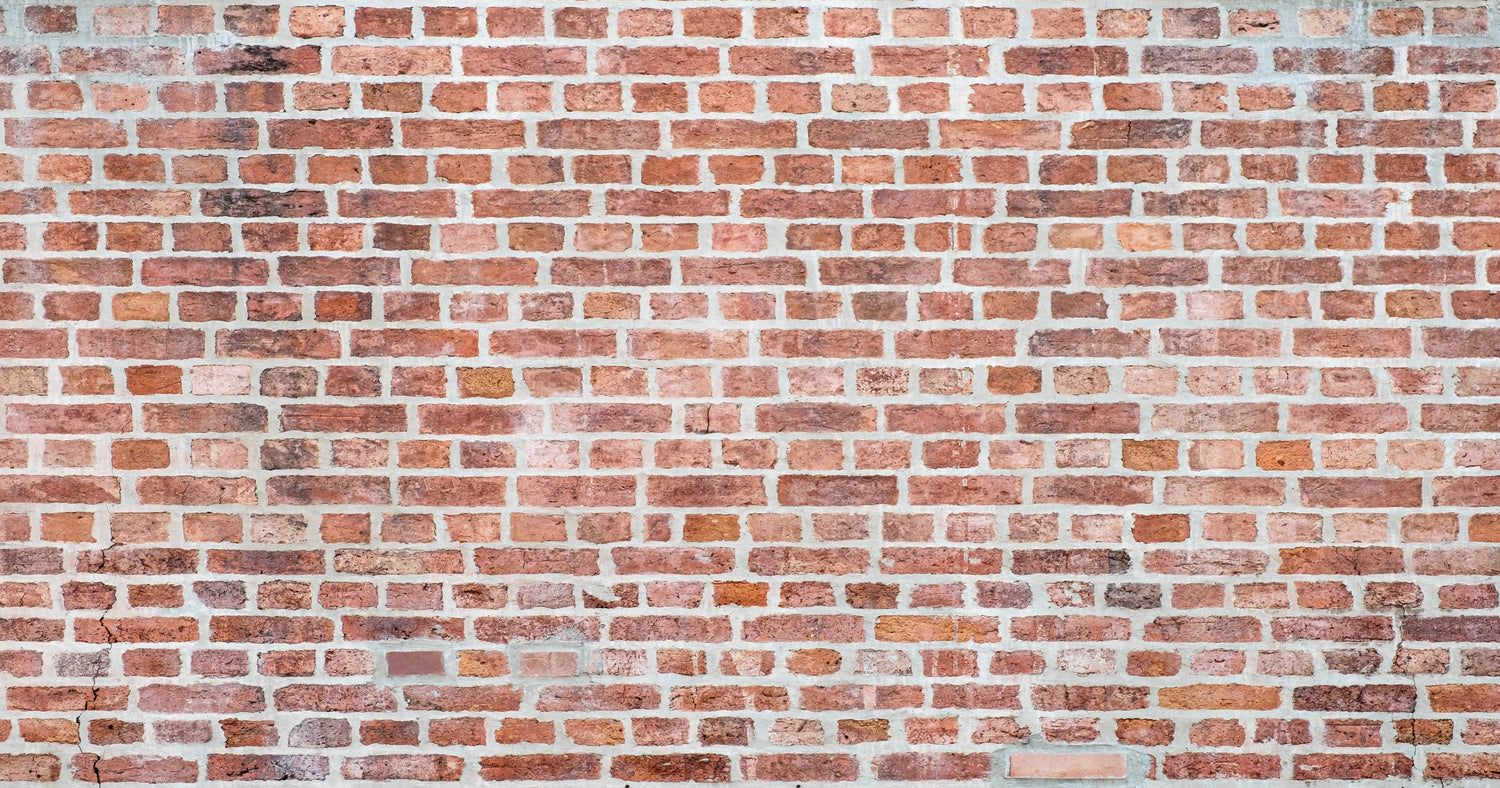Design file of terracotta brick wallpaper showing detailed texture and color variations