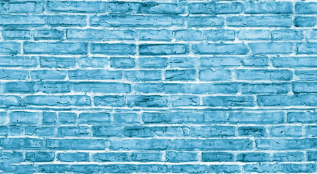 Design file of blue brick wallpaper pattern showing intricate texture and shading details