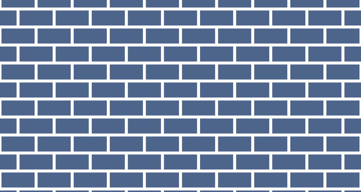 Blue brick pattern wallpaper design file showing detailed texture and grout lines