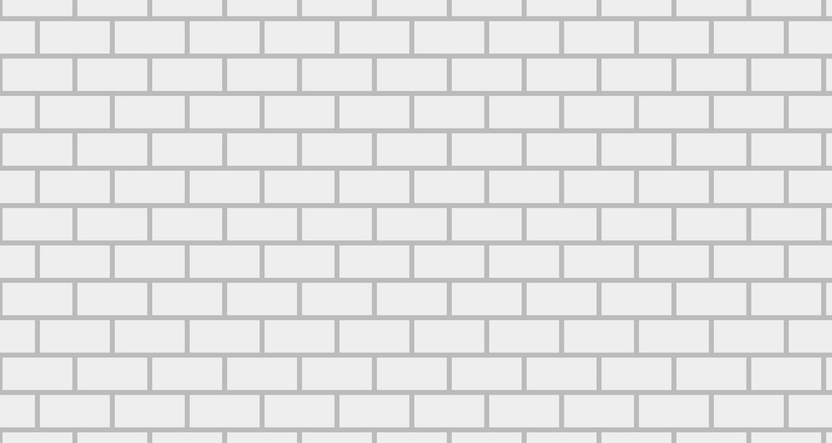 Modern white brick wallpaper creating a bright, airy atmosphere in a minimalist living room setting