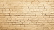 Beige brick wallpaper in modern living room showing natural stone texture and warm lighting