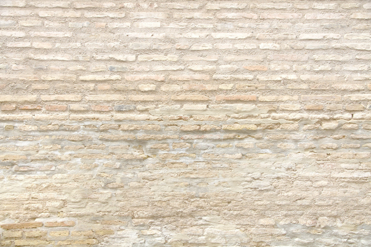 Design file of beige brick wallpaper showing detailed texture pattern