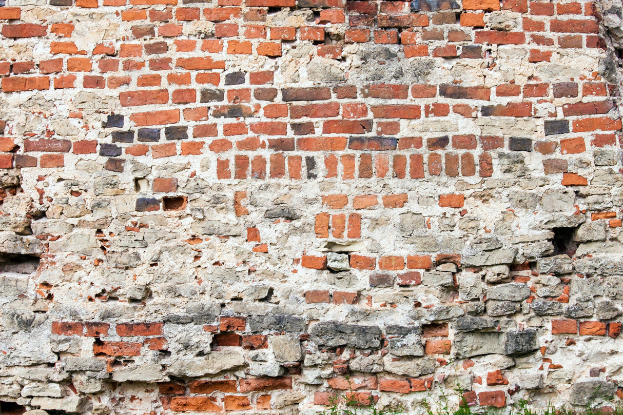 Brick wallpaper design file showing detailed texture and color variations