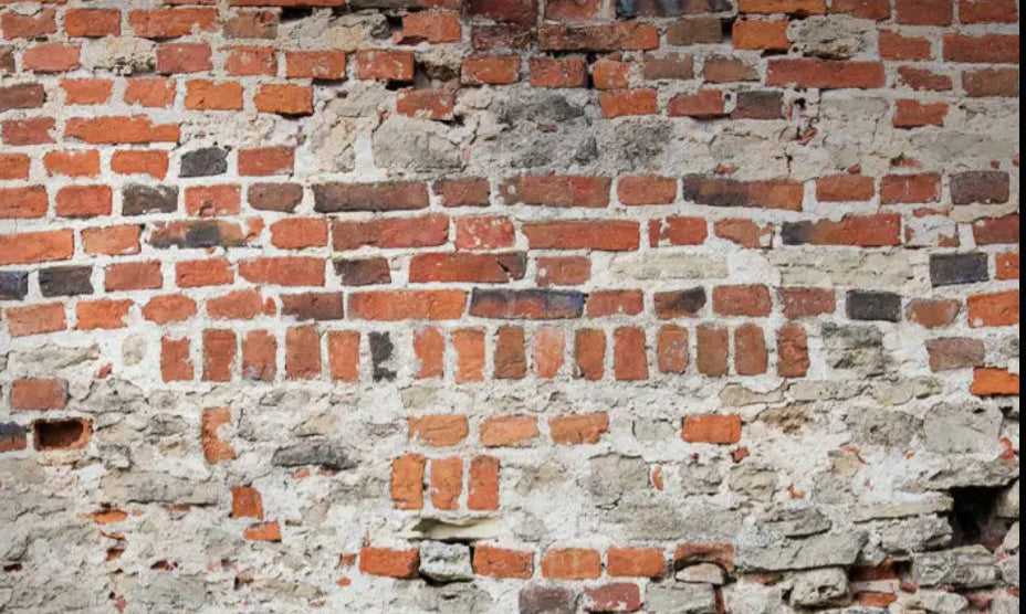 Brick wall pattern design file showing detailed texture and aged finish