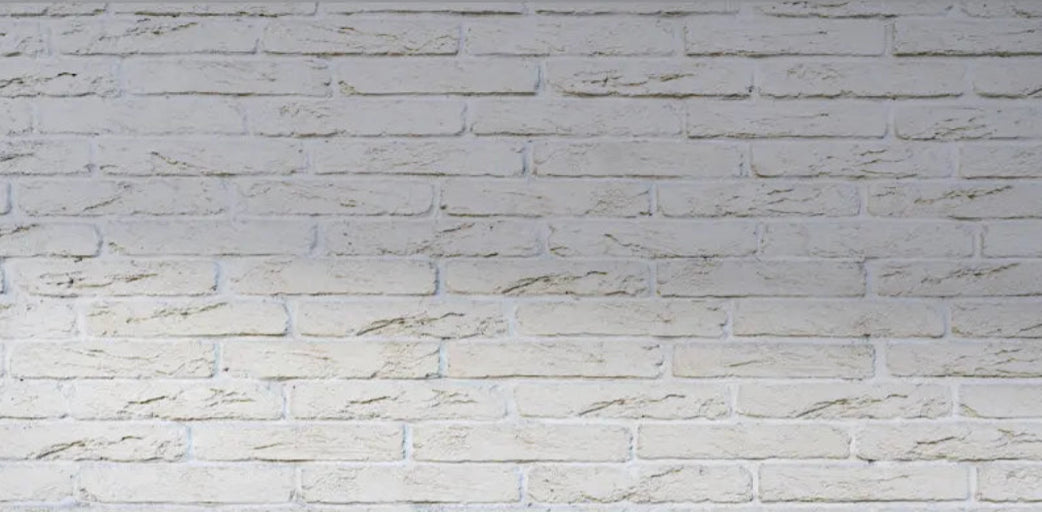 Design file of white brick wall pattern showing detailed stone texture and shadows