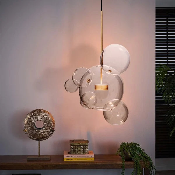 Modern Bubble Pendant Light  Glass Sphere Cluster Design - Product detail 11