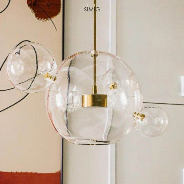 Modern Bubble Pendant Light  Glass Sphere Cluster Design - Product detail 8