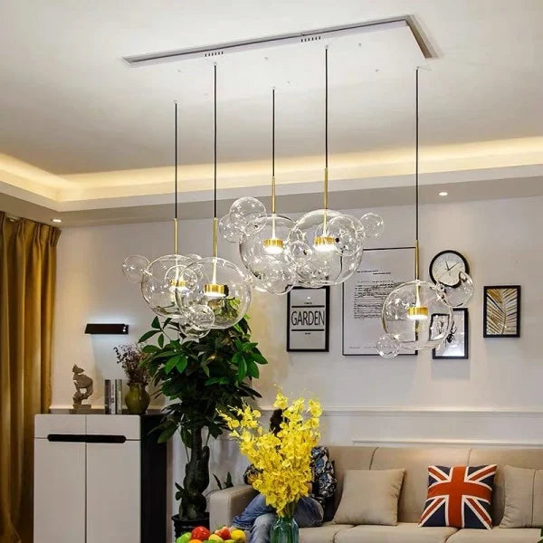 Modern Bubble Pendant Light  Glass Sphere Cluster Design - Product detail 6