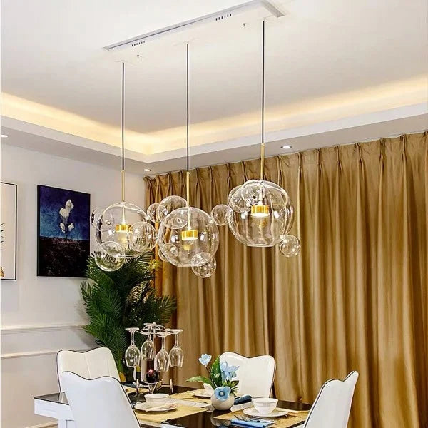 Modern Bubble Pendant Light  Glass Sphere Cluster Design - Product detail 13