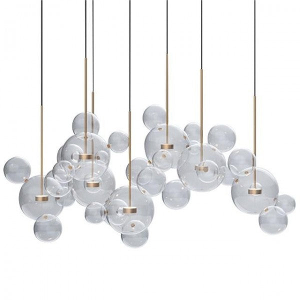 Modern Bubble Pendant Light  Glass Sphere Cluster Design - Product detail 15