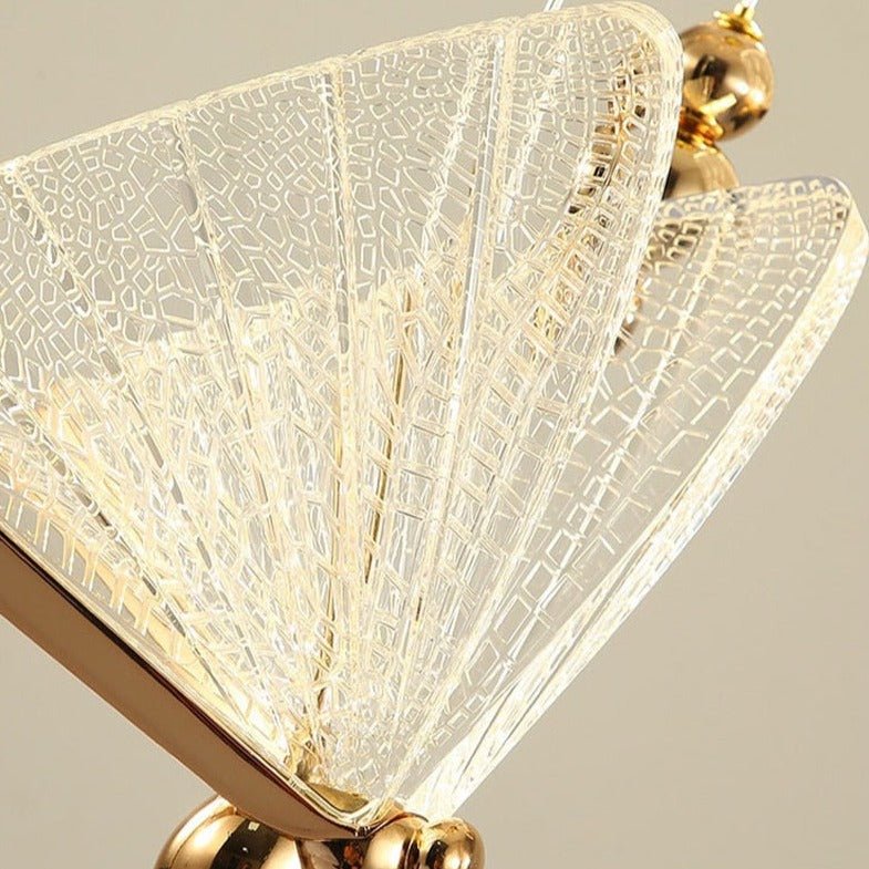Butterfly LED Pendant Light Crystal-Cut Wing Design - Product detail 18