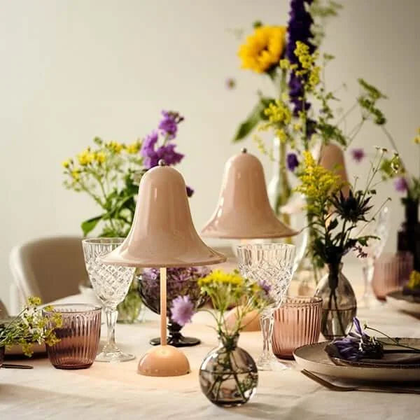 Modern Bell Table Lamp Metallic Dark Green Shade - Product detail 6