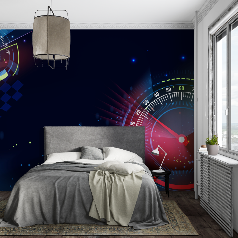 Superhero Mural Wallpaper | Comic Style Action Scene