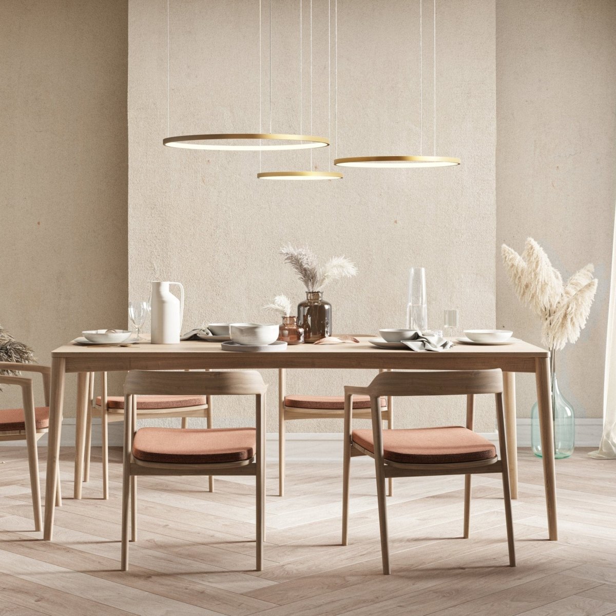 Modern LED Ring Pendant Light  Minimalist Nordic Ceiling Lamp - Product detail 10