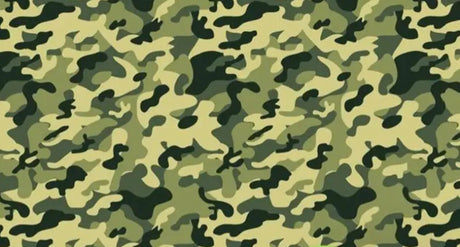 Military camouflage pattern design file showing detailed green tones and shapes