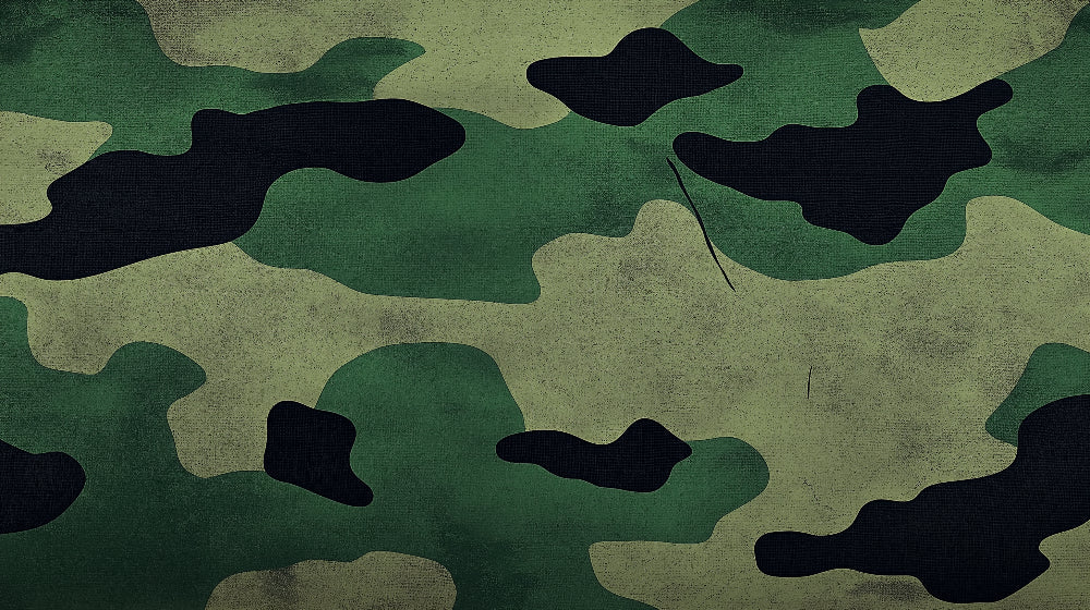 Military camo wallpaper design file showing detailed pattern and color scheme