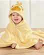 Baby Hooded Bath Towel  Yellow Duck Design Cotton Terry - Product showcase