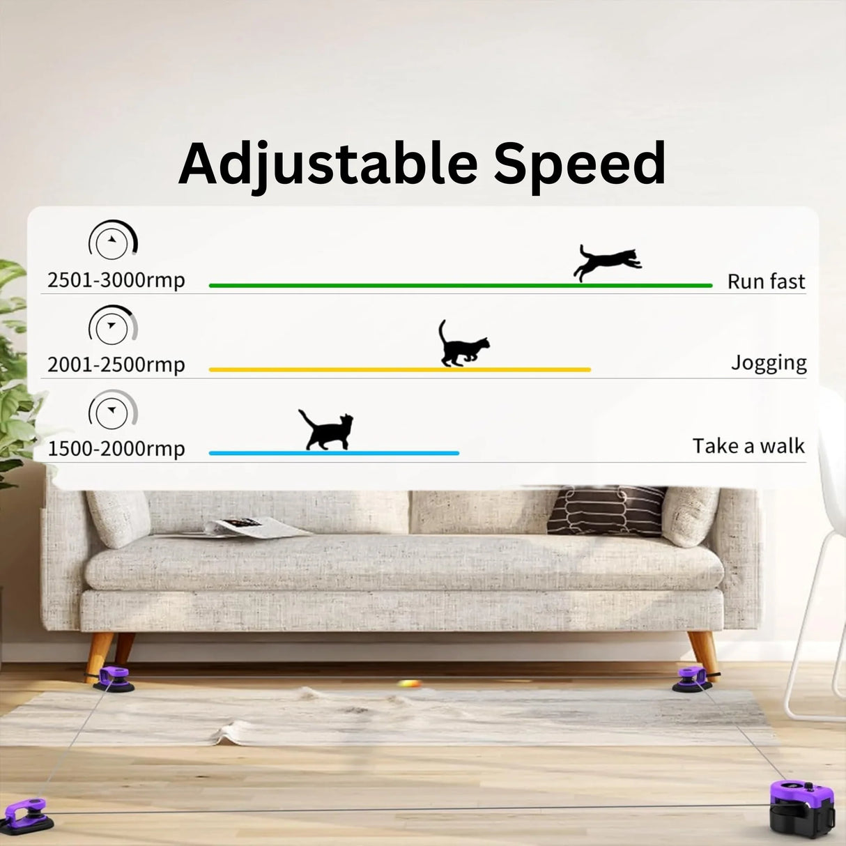Interactive Cat Toy Ball Auto-Rotating Smart Pet Entertainment - Detailed view